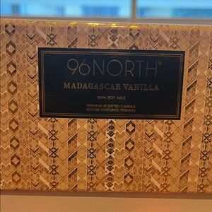 96NORTH Madagascar Vanilla Decorative Scented Candle